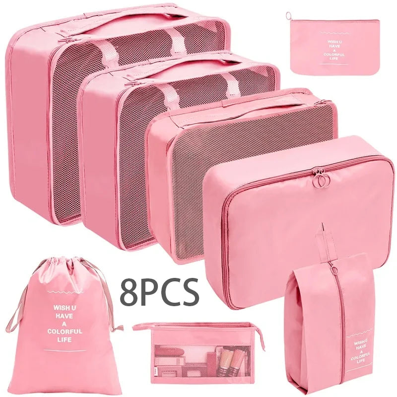 Travel Storage Bag Set – 7-10 Pieces