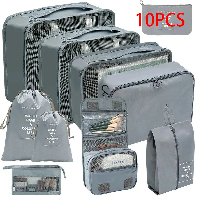 Travel Storage Bag Set – 7-10 Pieces