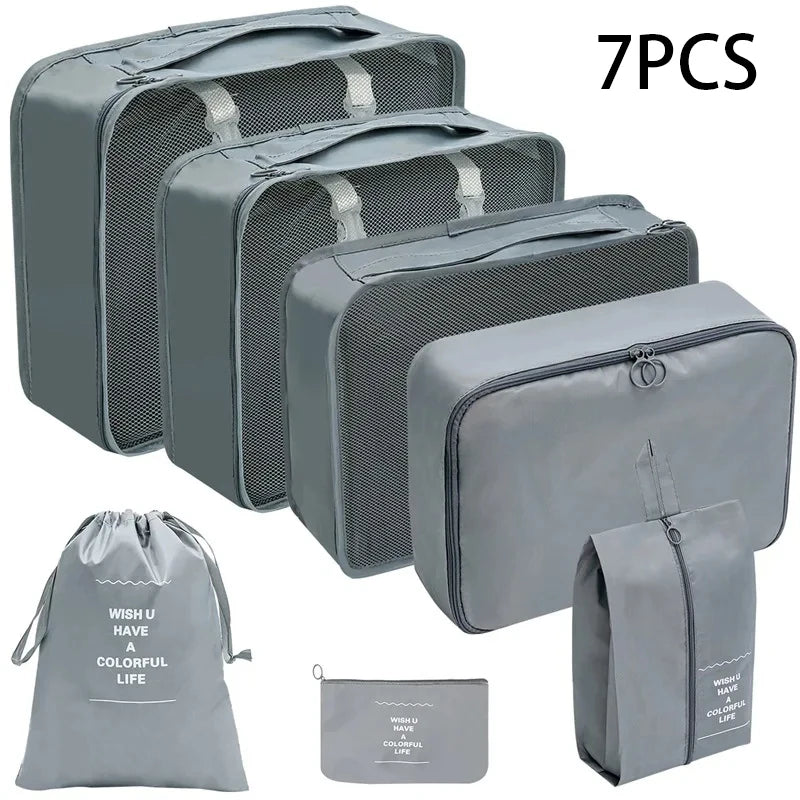 Travel Storage Bag Set – 7-10 Pieces