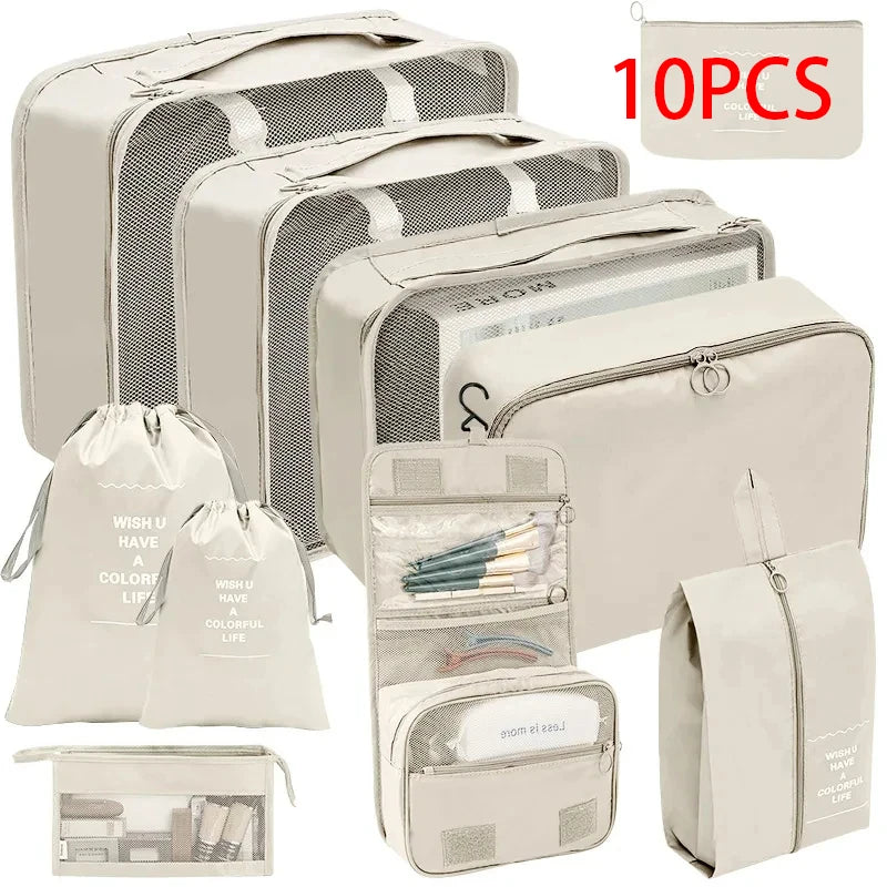 Travel Storage Bag Set – 7-10 Pieces