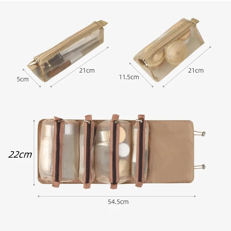 Cosmetic Bag Portable Large- תיק קוסמטיקה נשלף 4 ב-1