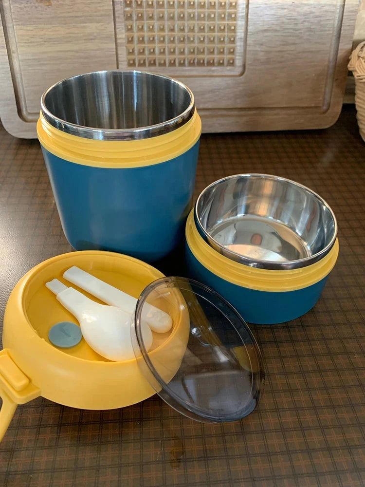 530ml/710ml קופסה תרמית לנשיאת אוכל חם או קר