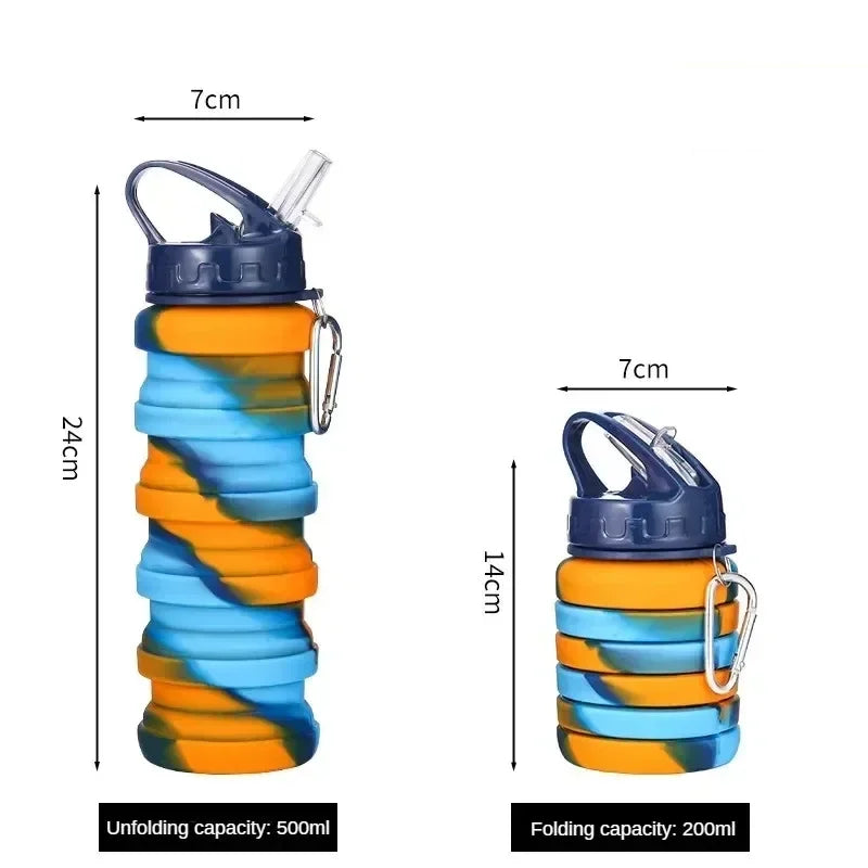 בקבוק סיליקון מתקפל