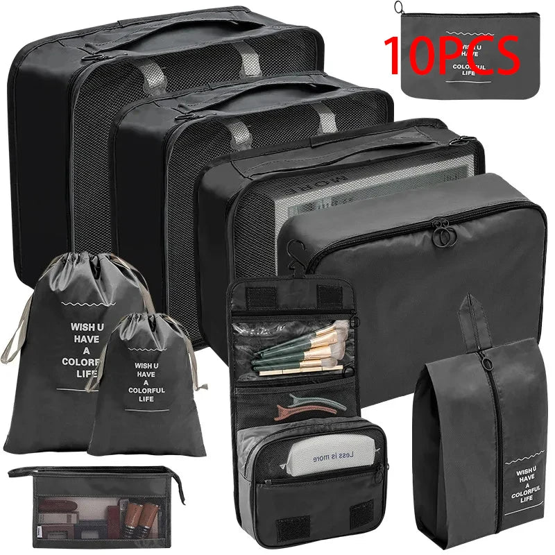 Travel Storage Bag Set – 7-10 Pieces