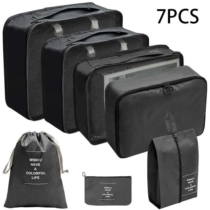 Travel Storage Bag Set – 7-10 Pieces