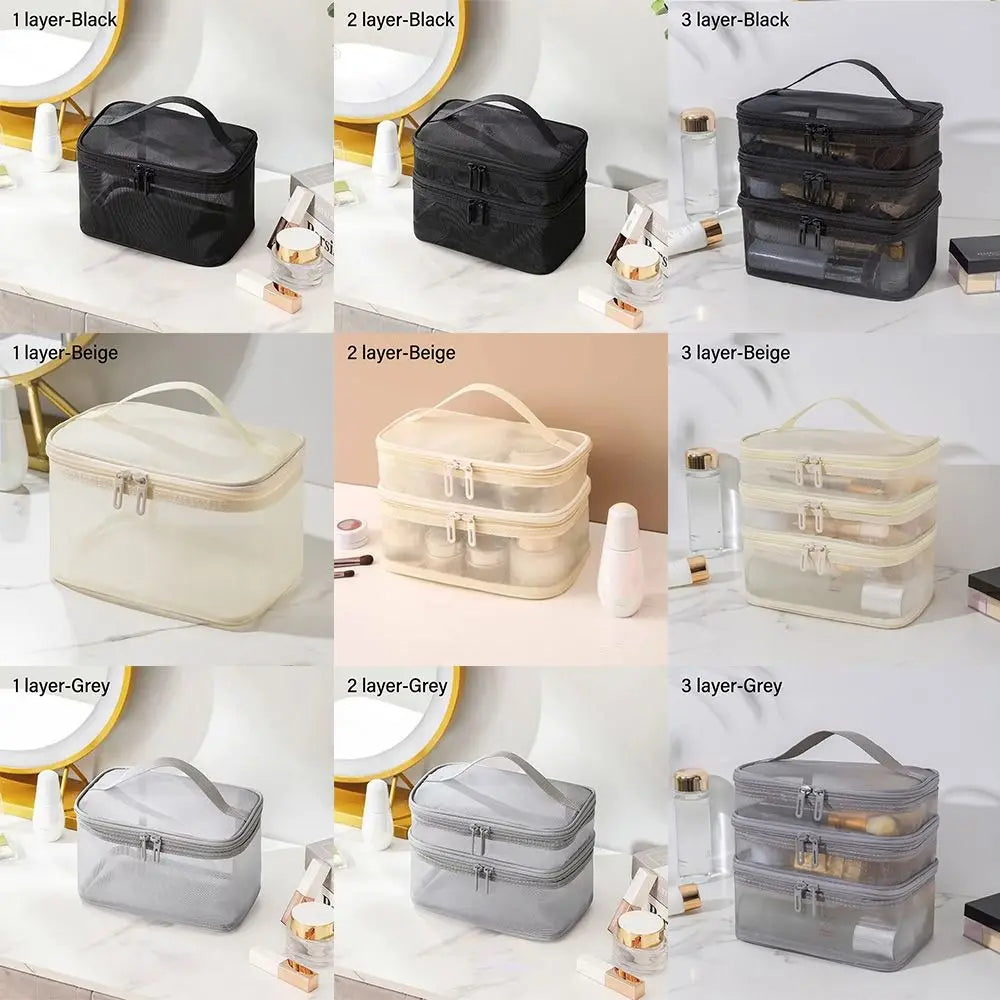 Travel Cosmetic Bag Storage 1/2/3 layer- תיק קוסמטיקה
