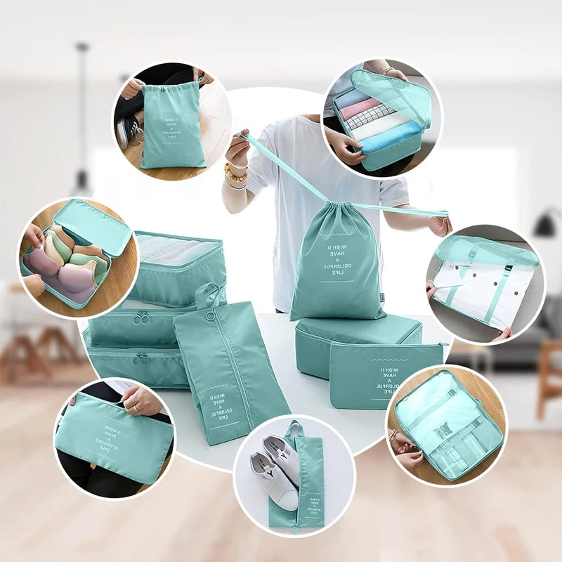 Travel Storage Bag Set – 7-10 Pieces