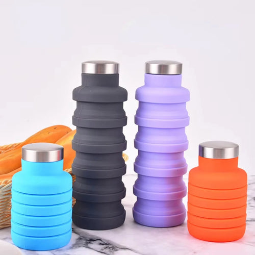 1pc Collapsible Water Bottle-  בקבוק מים מתקפל מסיליקון