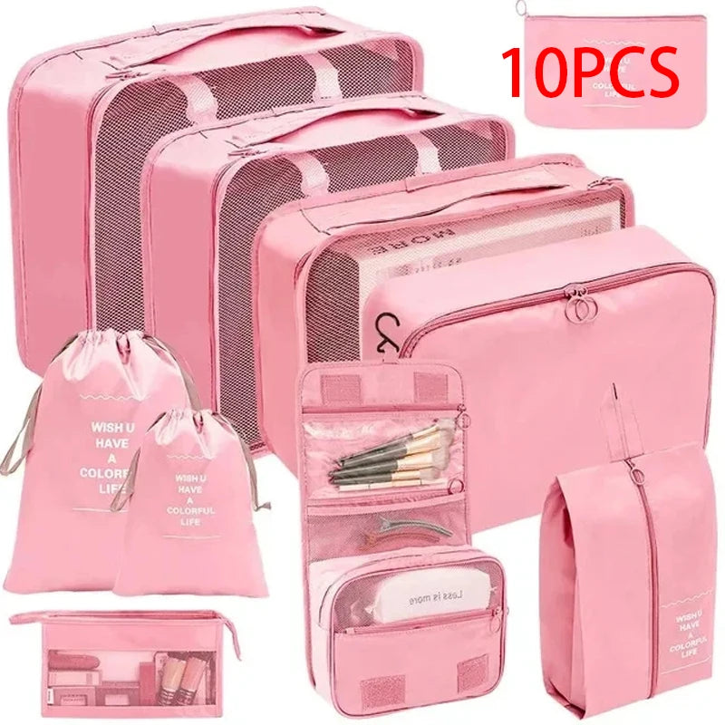 Travel Storage Bag Set – 7-10 Pieces